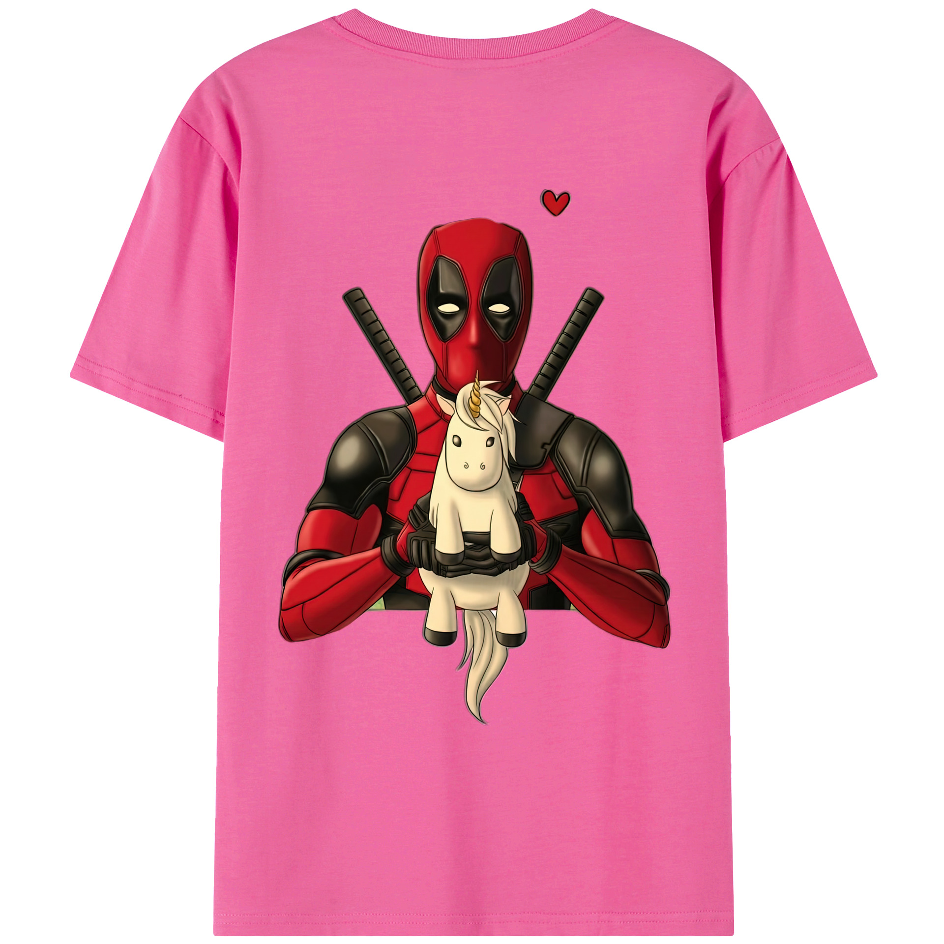 （画像用） Deadpool デッドプール レディース半袖Tシャツ(バックプリント)